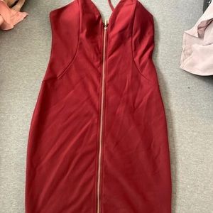 TPAC burgundy dress
